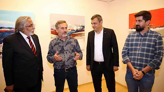 SANKO'da 'yansımalar' temalı resim sergisi açıldı