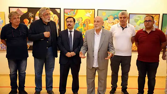 SANKO'da, anneler ve çocuklar temalı resim sergisi açıldı