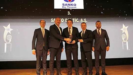 SANKO Dış Ticaret Aş. ve SANKO Tekstil'e ihracatın yıldızı ödülü