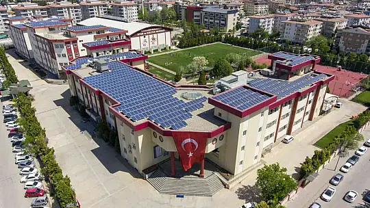 SANKO Okulları enerjisini güneşten karşılıyor