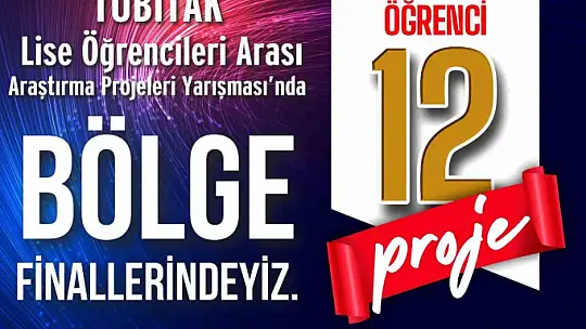 SANKO Okulları'nın 12 projesi TÜBİTAK bölge finallerine gidiyor