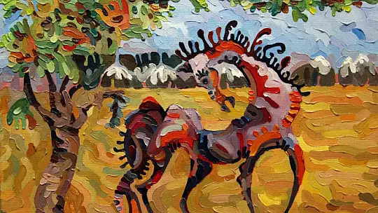 SANKO Sanat Galerisi'nde 'At, Primitif ve Deprem' temalı sergi