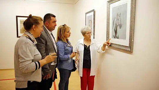 SANKO Sanat Galerisi'nde 'Bir At Bir Murat' resim sergisi