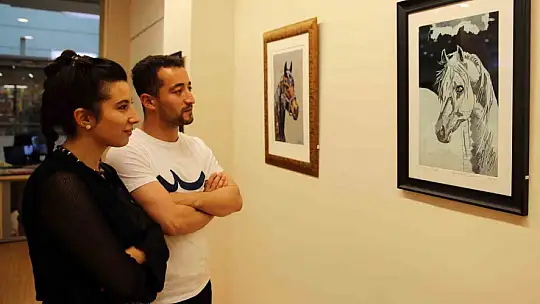 SANKO Sanat Galerisi'nde 'Bir At Bir Murat' resim sergisi