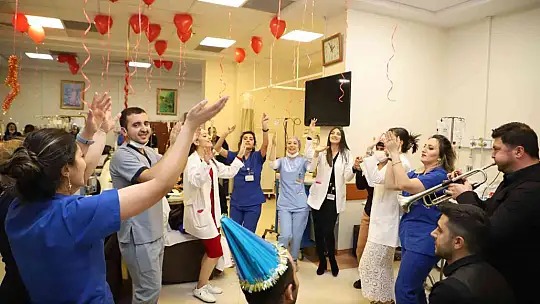 SANKO Üniversitesi Hastanesi'nde yeni yıl kutlandı