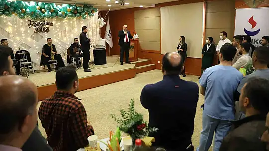 SANKO Üniversitesi Hastanesi'nde yeni yıl kutlandı