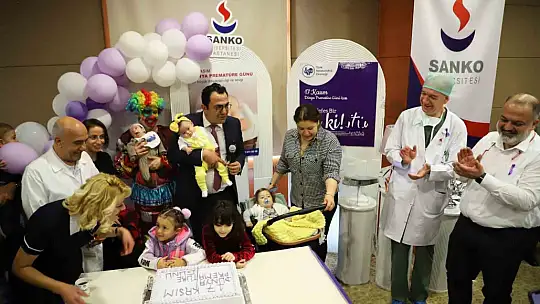 SANKO Üniversitesi Hastanesi'nde 'Dünya Prematüre Günü'
