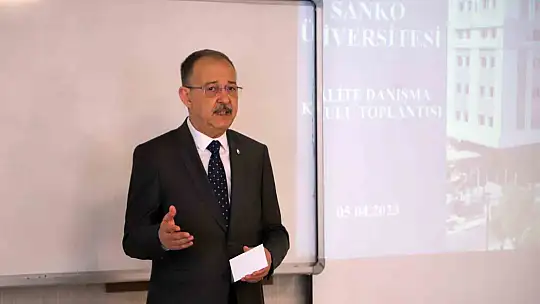SANKO Üniversitesi'nde 'Kalite Dış Paydaş Danışma Kurulu Toplantısı' düzenlendi