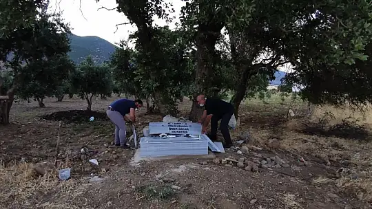 Şehidin anısına saygısızlık