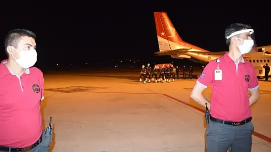 Şehit Burak Derya'nın naaşı memleketine götürüldü