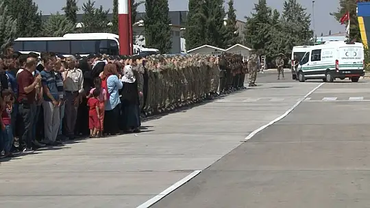 Şehit Mahsun Şimşek'in naaşı Gaziantep'te