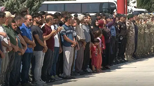 Şehit Mahsun Şimşek'in naaşı Gaziantep'te