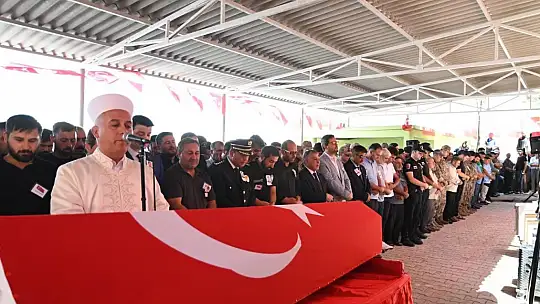 Şehit polis memuru Halil İbrahim Kuzkun son yolculuğuna uğurlandı