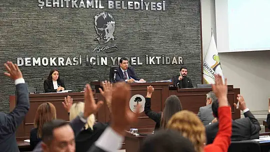 Şehitkamil Belediyesi meclis toplantısı yapıldı