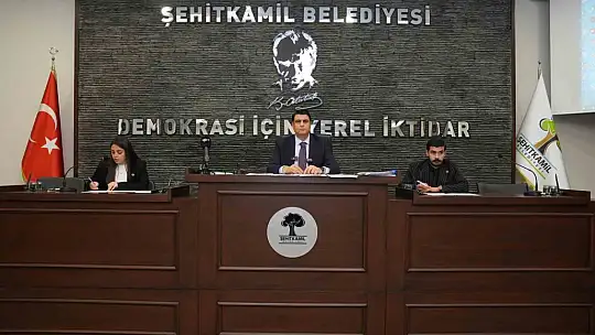 Şehitkamil Belediyesi meclis toplantısı yapıldı