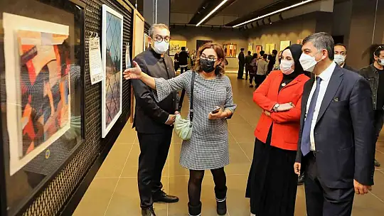Şehitkamil'de, 'Akademisyen sanatçılar' resim sergisi açıldı