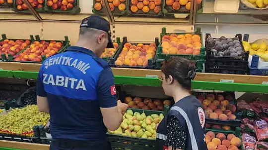Şehitkamil'de fiyat etiketlerine sıkı denetim