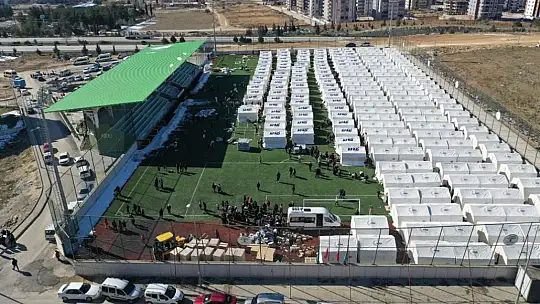 Şehitkamil'deki 9 çadır kentte 17 bin kişi barınıyor