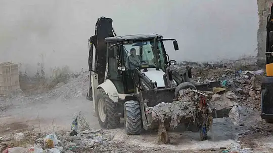 Şehitkamil'deki boş araziler temizleniyor