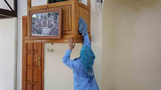 Şehitkamil'deki camilerde temizlik çalışması