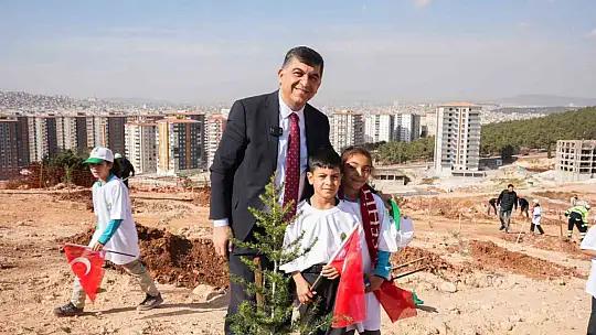 Şehitkamil'in 27. Ormanına can suyu verildi