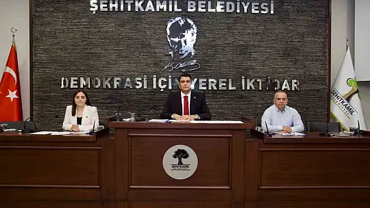 Şehitkamil meclis toplantısı yapıldı