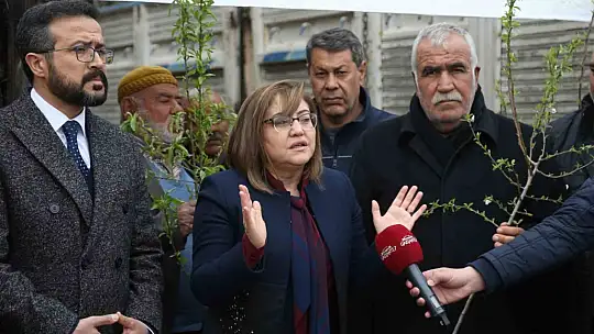 Şehitkamil, Yavuzeli ve Araban çiftçisine 50 bin fidan dağıtıldı