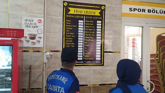 Şehitkamil zabıta ekiplerinden okul çevresinde kapsamlı denetim