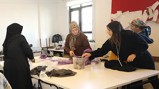 Şehitkamilli kadınlardan giyim kursuna yoğun talep