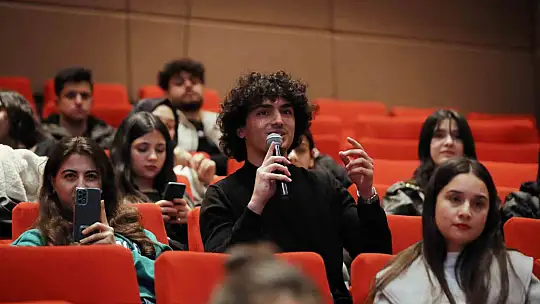Serkan Kaptan, GAÜN öğrencilerine tecrübelerini anlatı