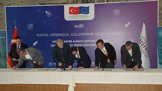 Sosyal Girişimcilik, Güçlendirme ve Uyum Projesi protokolü imzalandı