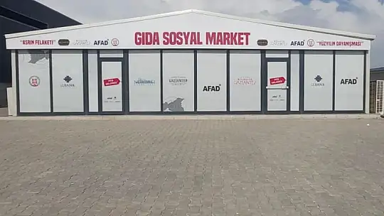 Sosyal marketten 20 bin depremzede ücretsiz yararlanıyor