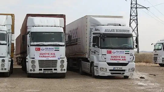 Suriyelilere 200 ton kömür yardımı