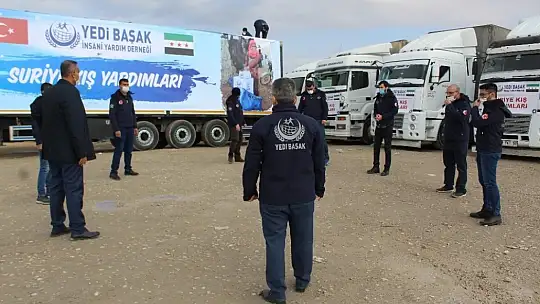 Suriyelilere 200 ton kömür yardımı