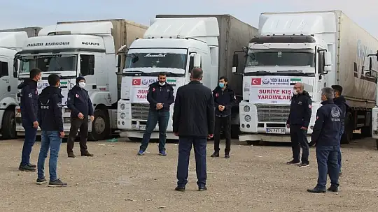 Suriyelilere 200 ton kömür yardımı