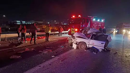 TAG otoyolunda feci trafik kazası: 2 ölü, 5 yaralı