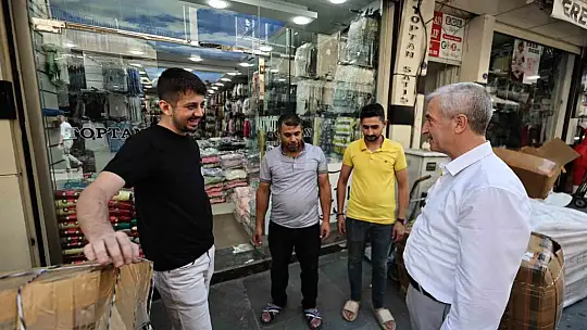 Tahmazoğlu esnaf ve vatandaşın yanında