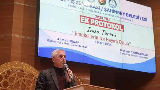 Tahmazoğlu'ndan işçilere yüzde 114 zam