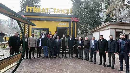 Tahmazoğlu taksicilerle biraraya geldi
