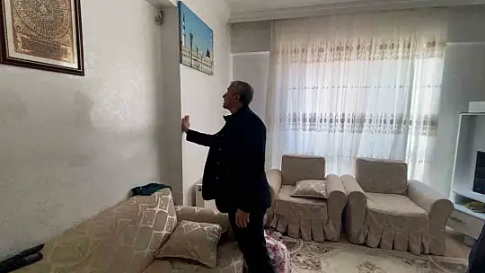 Tahmazoğlu, yan yattı denilen konutları ziyaret etti