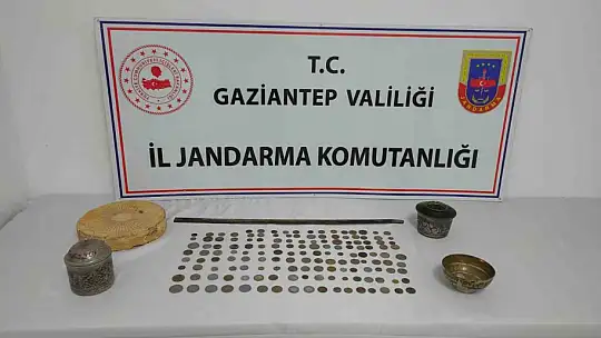 Tarihi eser operasyonunda 154 adet sikke ele geçirildi