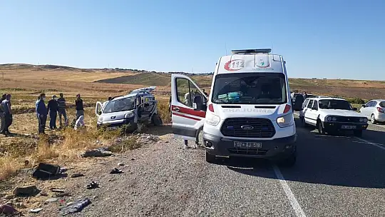 Taziyeye giden aile kaza yaptı: 1 ölü, 4 yaralı