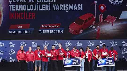 Teknofest Karadeniz'de en çevreci projeler ödüllendirildi