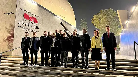 TFF yöneticileri Panorama 25 Aralık Müzesi'ni ziyaret etti
