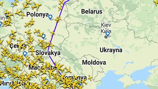 THY'nin Moskova uçağı teknik arıza nedeniyle Vilnus'a yönlendirildi