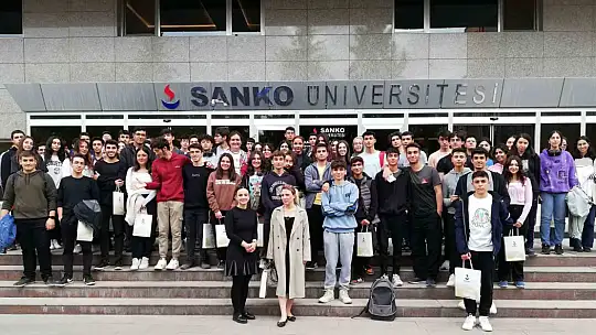 TOBB Fen Lisesi öğrencileri SANKO Üniversitesi'ni ziyaret etti