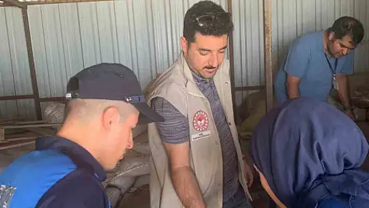 Toplam 7 ton 250 kilogram gıda ürünü imha edildi
