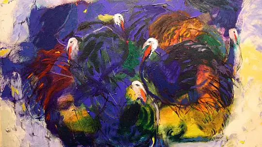 Trabzonlu ressam 55. sergisini Gaziantep'te açtı