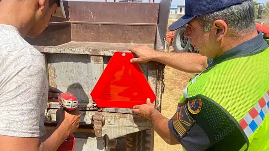 Trafik jandarmasından güvenli trafik eğitimi