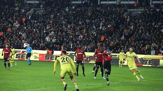 Trendyol Süper Lig: Gaziantep FK: 0 - Fenerbahçe: 1 (Maç sonucu)